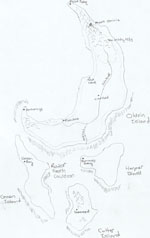 The rough-draft map of the Broken Tear